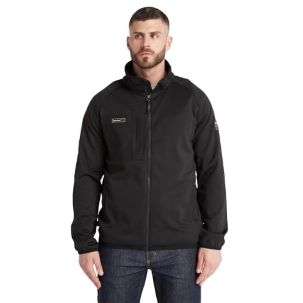 NWT Timberland PRO Black Full-Zip Softshell Performance Jacket Size M